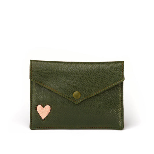 Pochette passeport cuir rose, fait main à Paris — Dream
