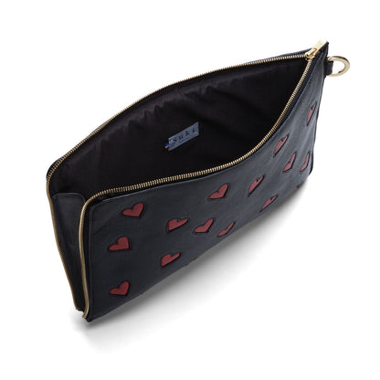 Artemis vue ouverte, intérieur cuir souple pour MacBook