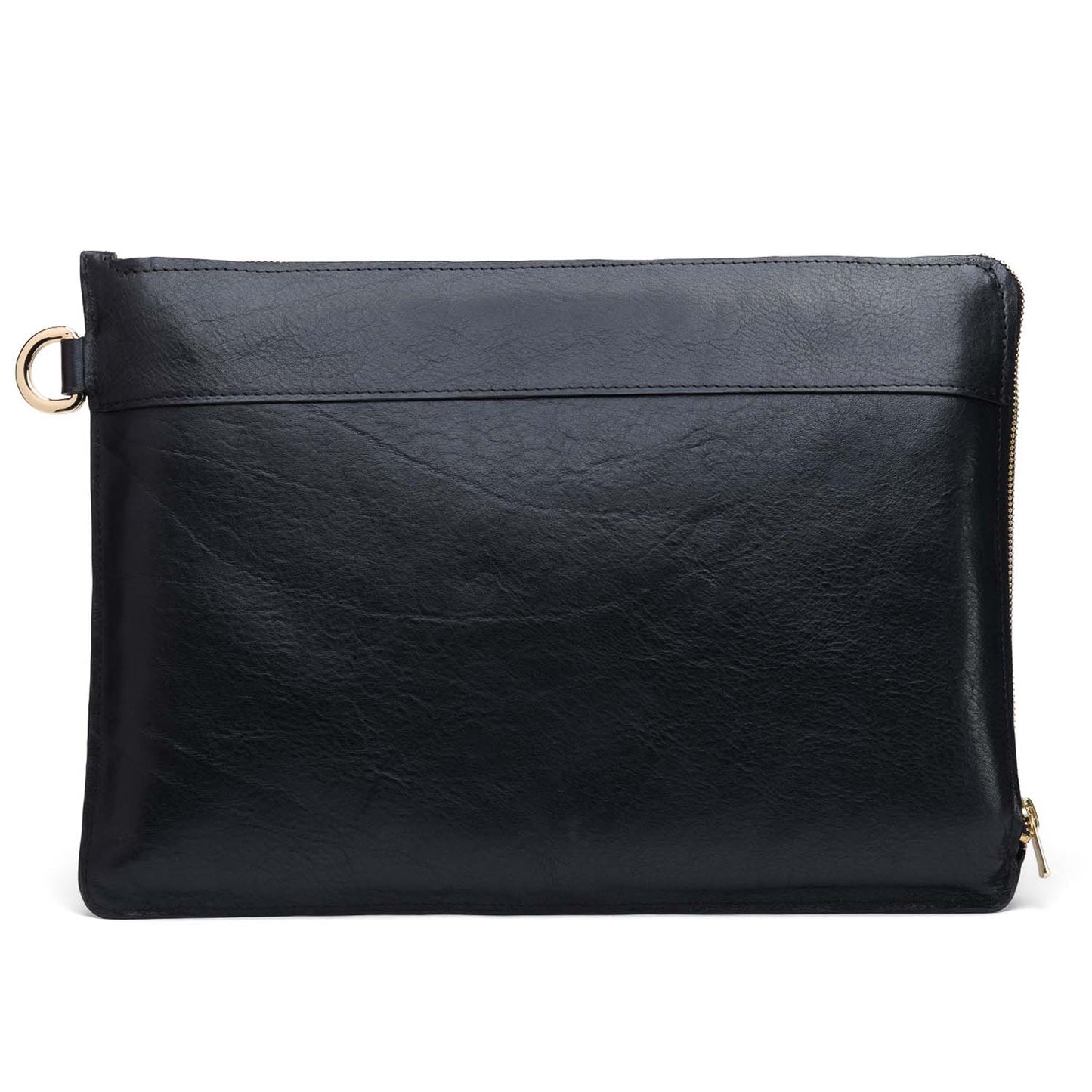 Dragonne cuir noir amovible pour pochette ordinateur Artemis