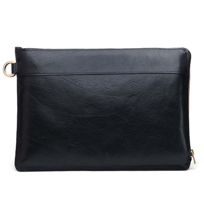 Dragonne cuir noir amovible pour pochette ordinateur Artemis