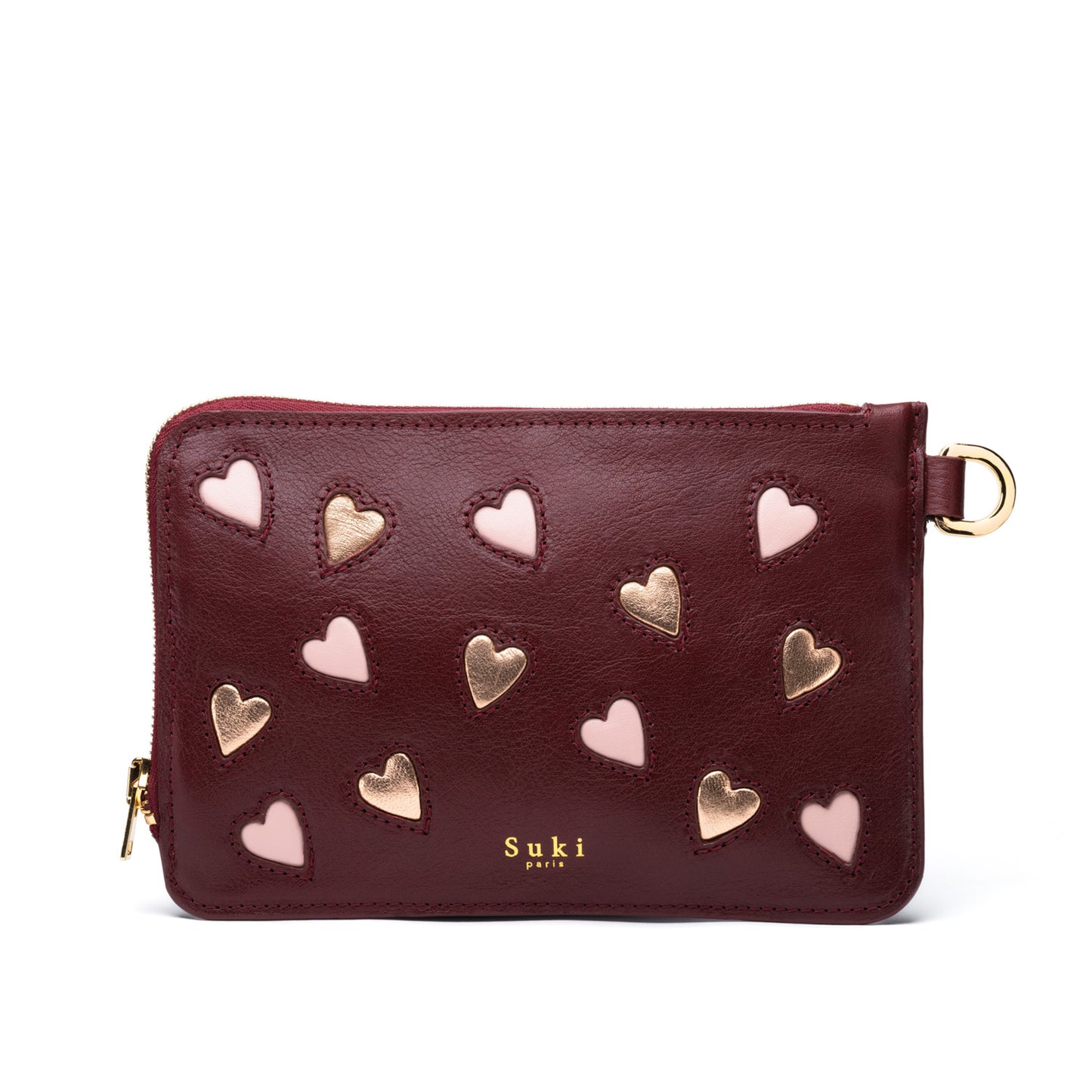 Pochette cuir upcyclé fait main à Paris — Frégate