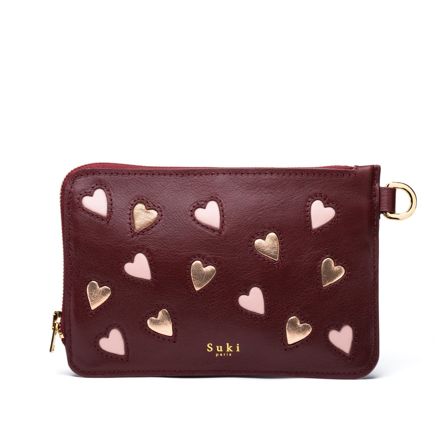 Pochette cuir upcyclé fait main à Paris — Frégate