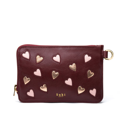 Pochette cuir upcyclé fait main à Paris — Frégate