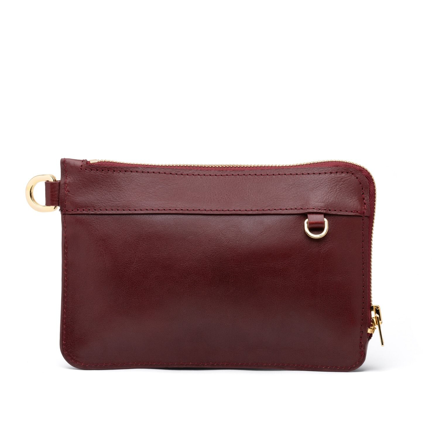 Pochette cuir upcyclé, finitions artisanales — Suki Paris