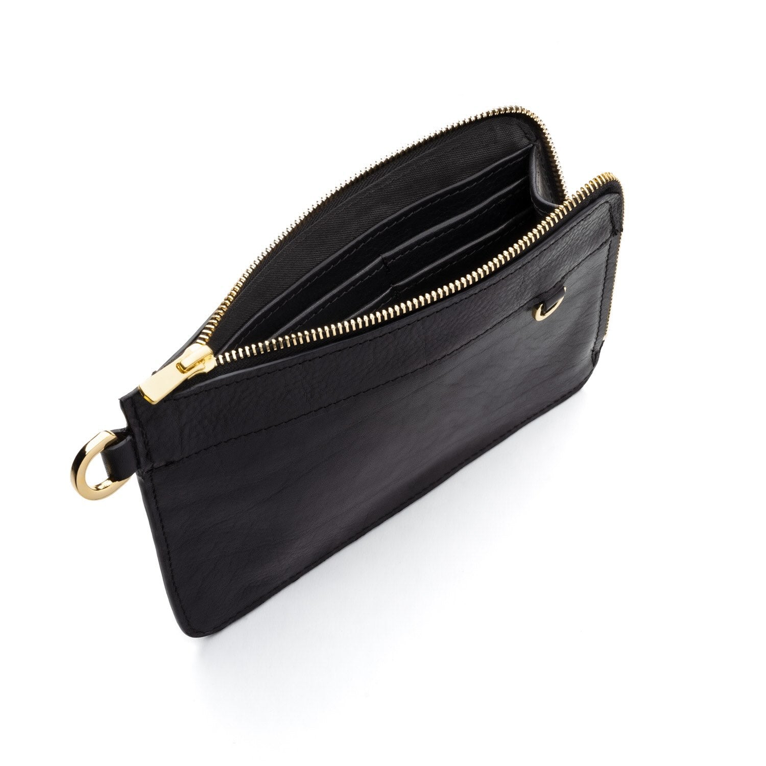 Pochette cuir 2 en 1 : clutch ou sac — fait main Paris