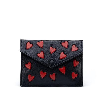 Pochette passeport cuir enveloppe, fait main à Paris — Sévilla