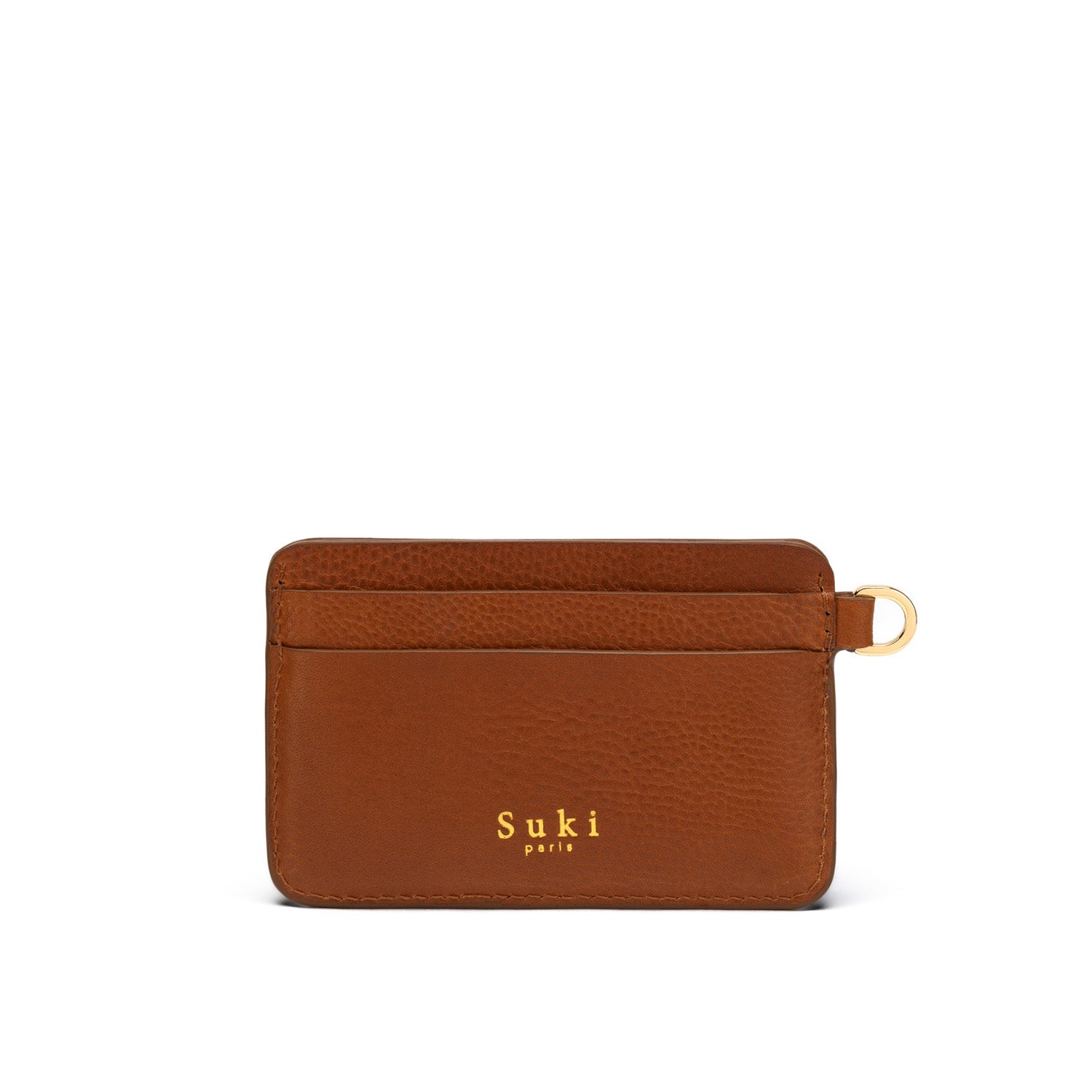 Porte-cartes cuir tannage végétal, format slim et compact