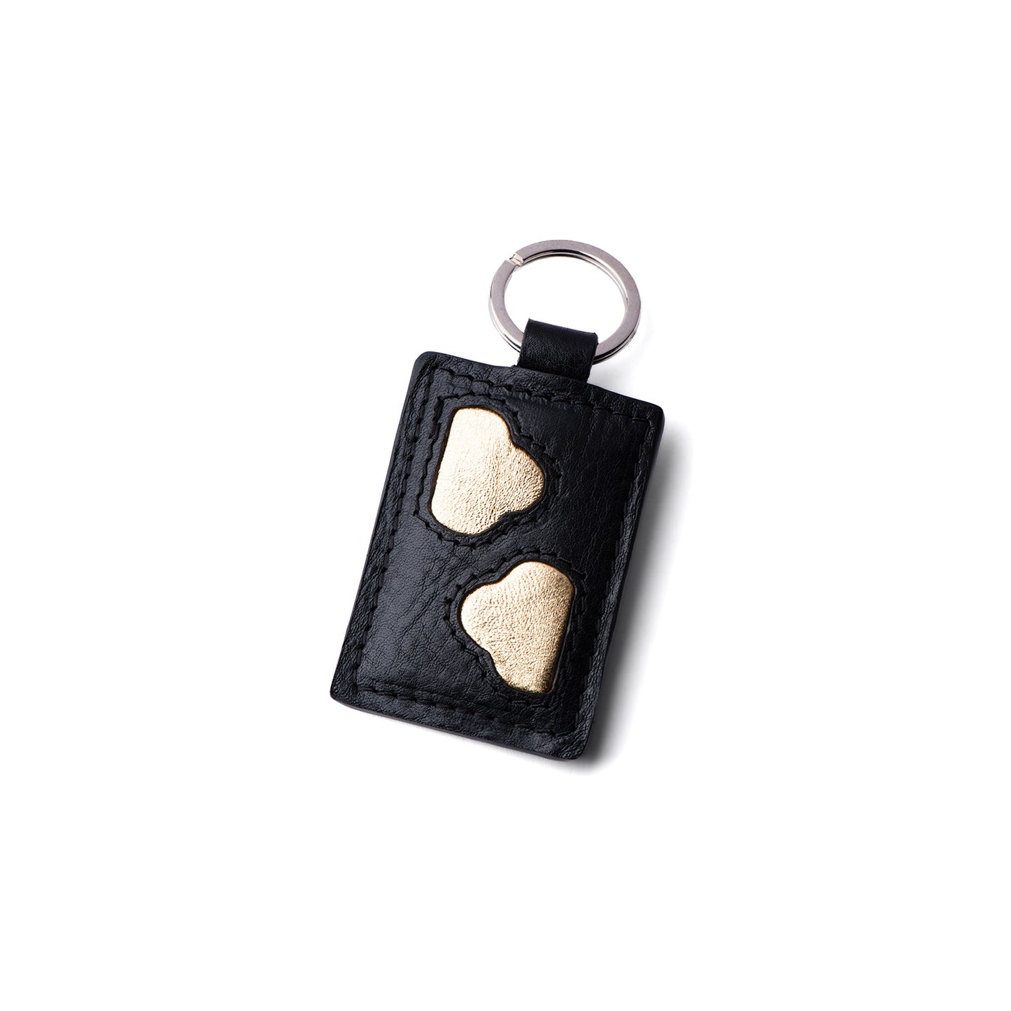 Porte-clé nuage cuir camel, tannage végétal — Suki Paris