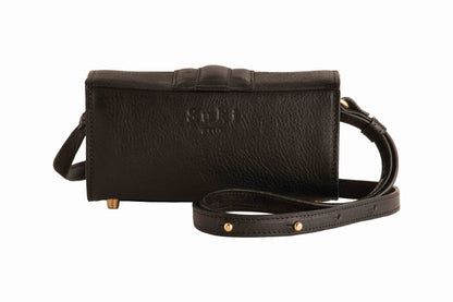 Mumbai, sac cuir camel femme format structuré — Suki Paris